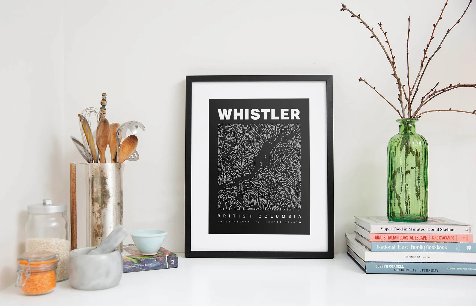 Whistler Blackcomb Art Print: Minimalist Contour Map - Etsy | Etsy (Global)