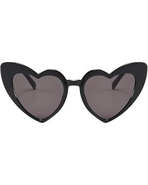 Dollger Heart Sunglasses for Women Retro Love Eyeglasses Vintage Cat Eye Glasses UV400 | Amazon (US)