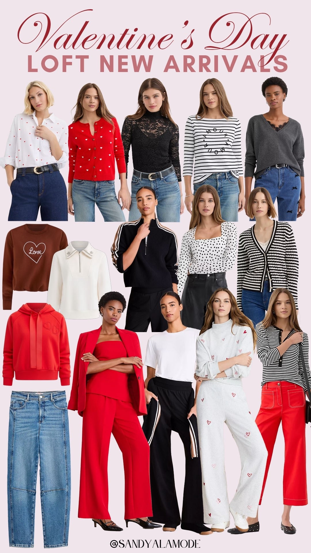 Valentine’s Day style. Loft new arrivals. Loft winter style. Loft Valentine’s Day style. Chic Valentine’s Day outfit idea. Vday style. Red black winter style. Chic winter outfit  

#LTKFindsUnder100 #LTKSeasonal #LTKFindsUnder50