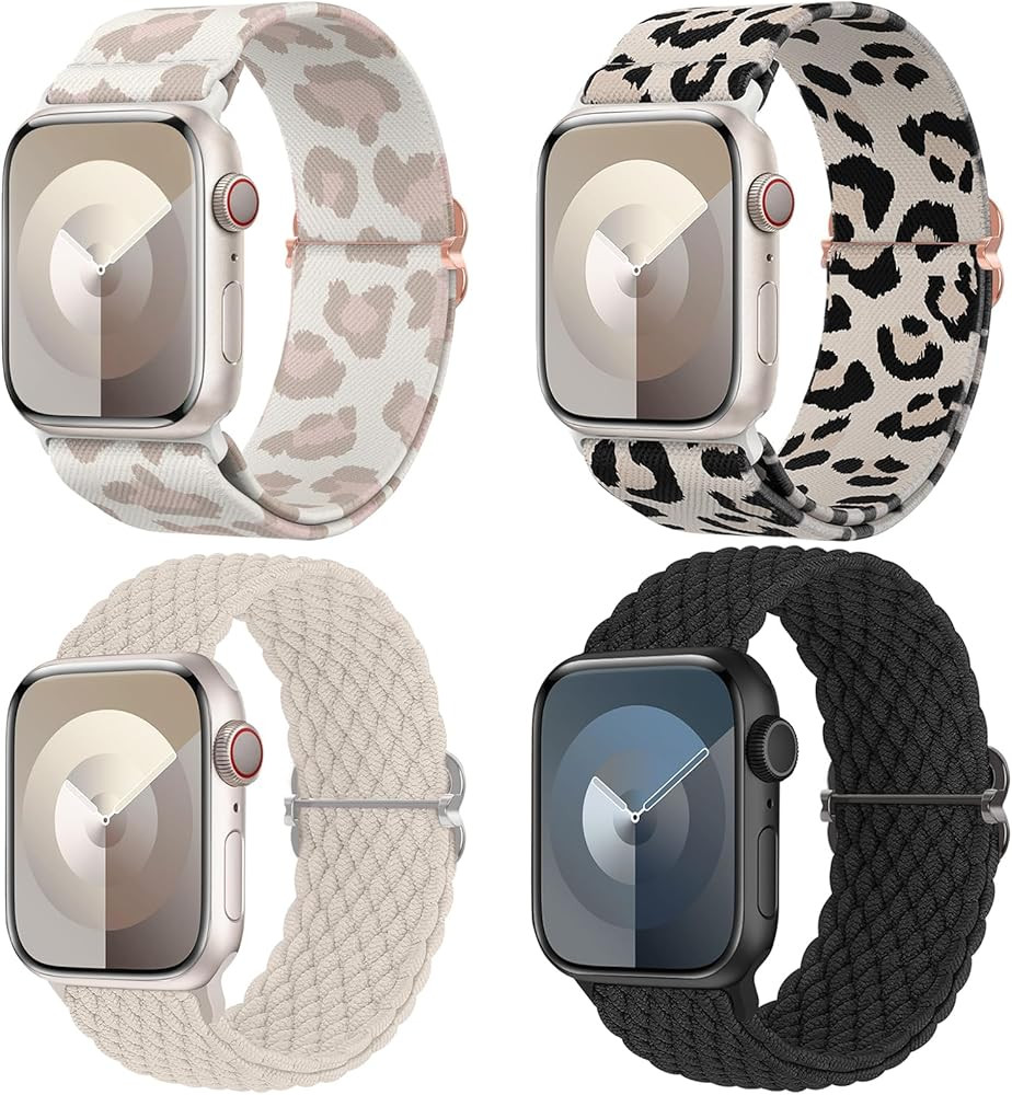 Delidigi Stretchy Bands Compatible for Apple Watch Band Women 40mm 38mm 41mm 42mm 44mm 45mm 46mm ... | Amazon (US)