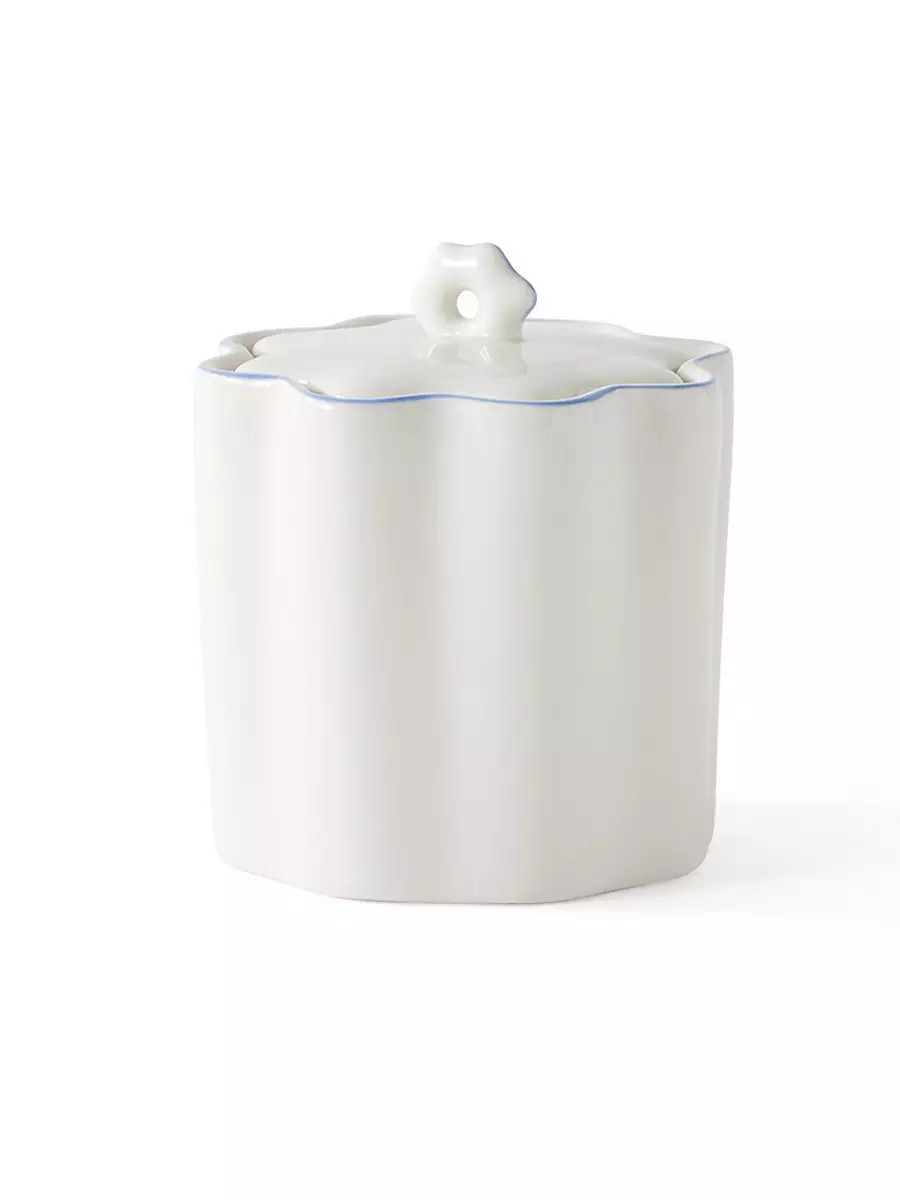 Wave Lidded Cannister | Serena and Lily