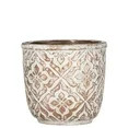 Sullivans Patterned Round Pot 6.75"H Brown | Walmart (US)