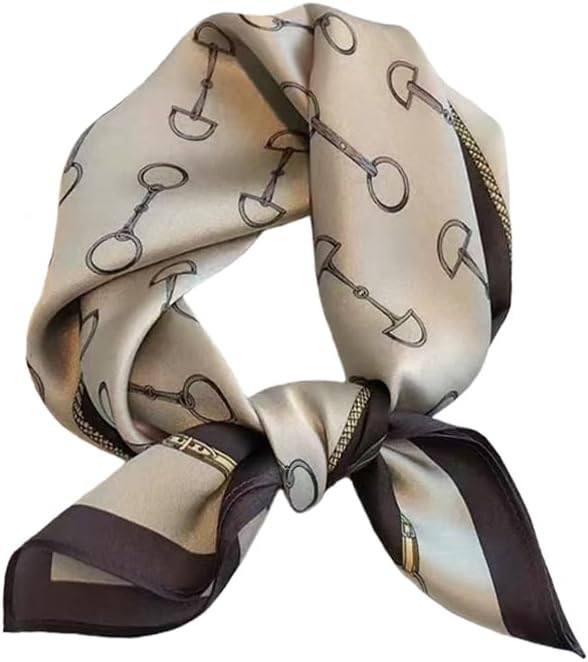 Tim & Tina Square 100% Mulberry Silk 21'' x 21'' Hair Scarf Head Sleeping Wrap Satin Head Scarf f... | Amazon (US)
