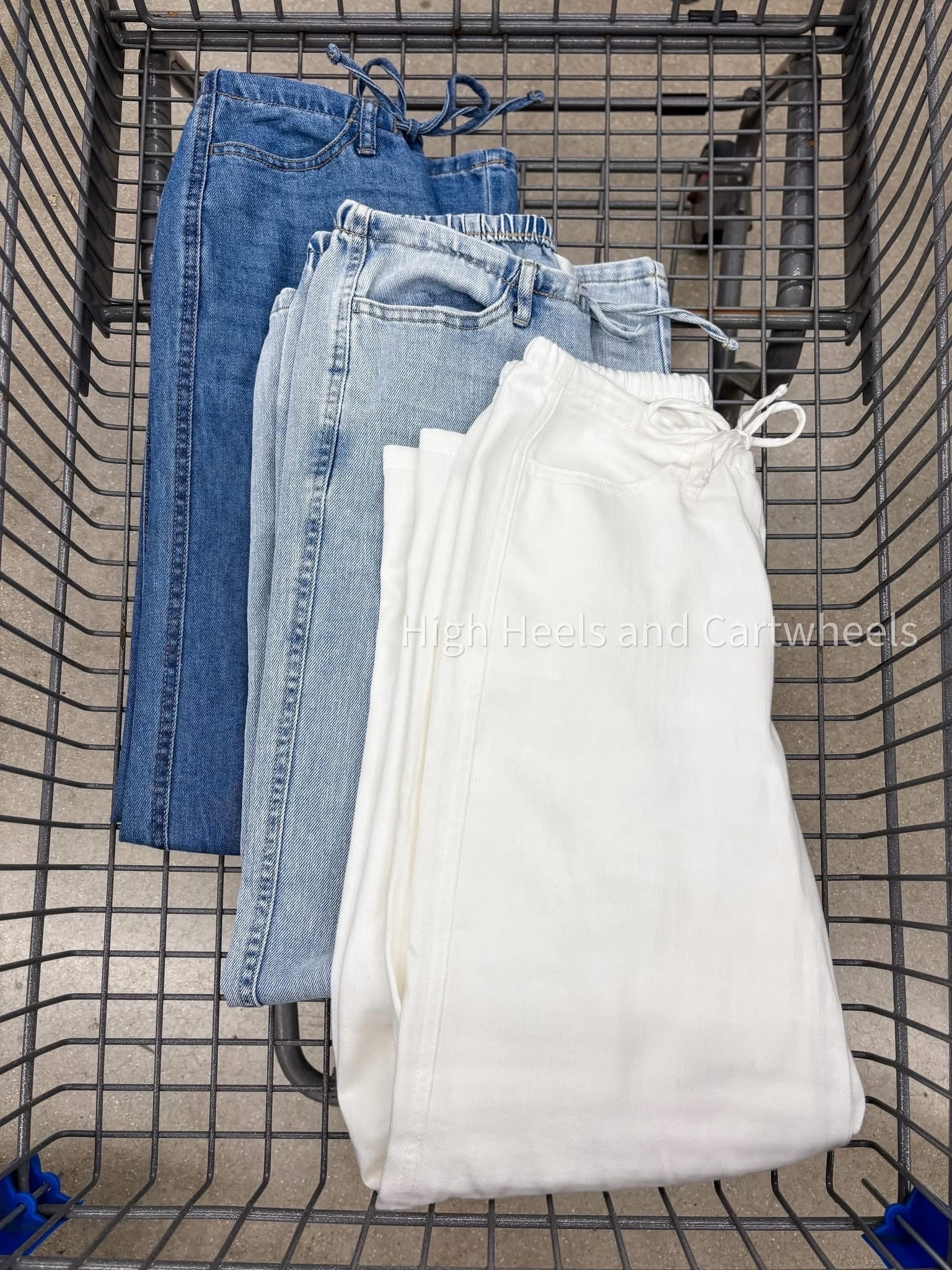 These drawstring pants are SO popular. Love the look and the comfortable fit