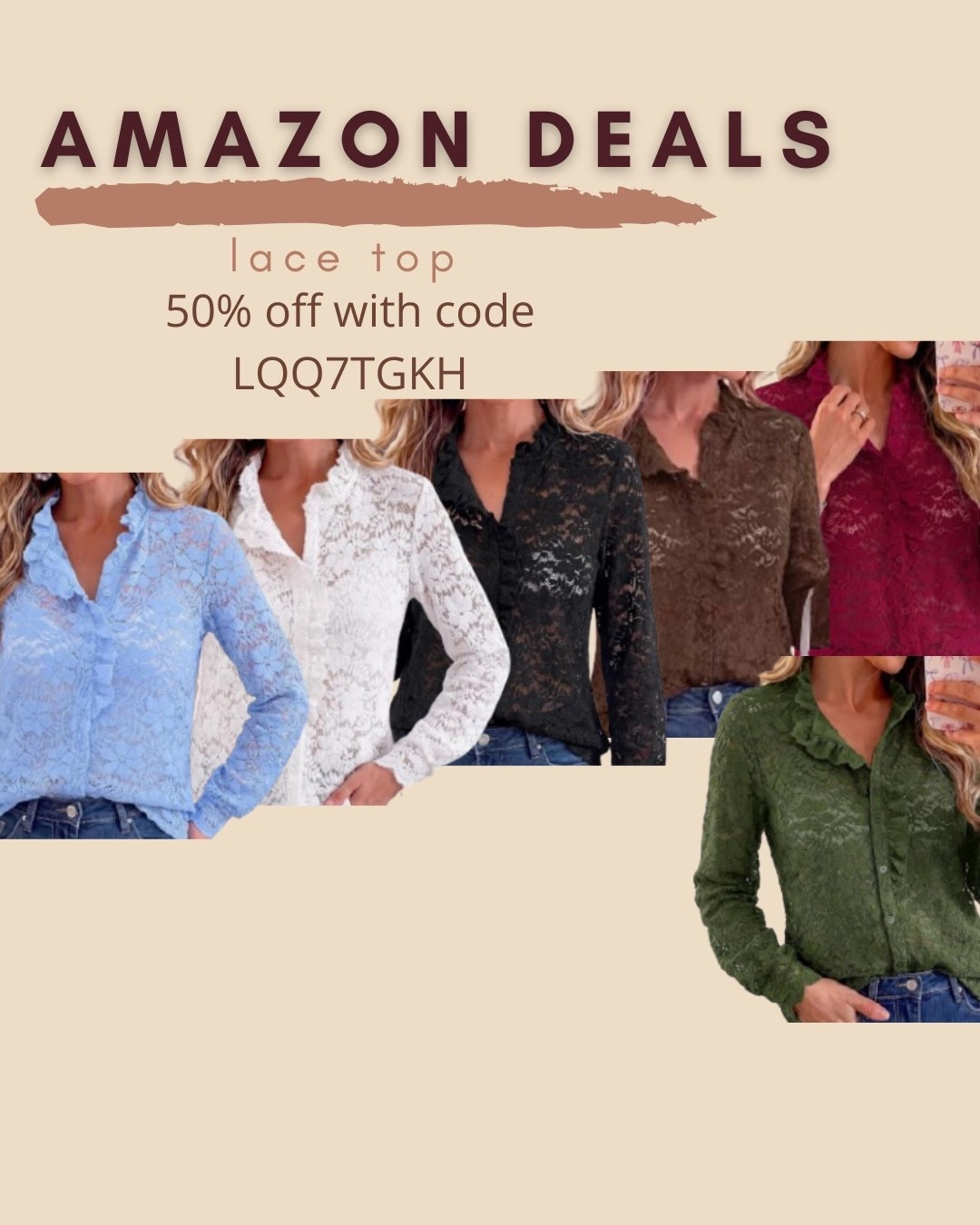 $15 ends 9/16
Amazon fashion
Amazon deals
Lace top
Holiday top
Date night outfit

#LTKSaleAlert