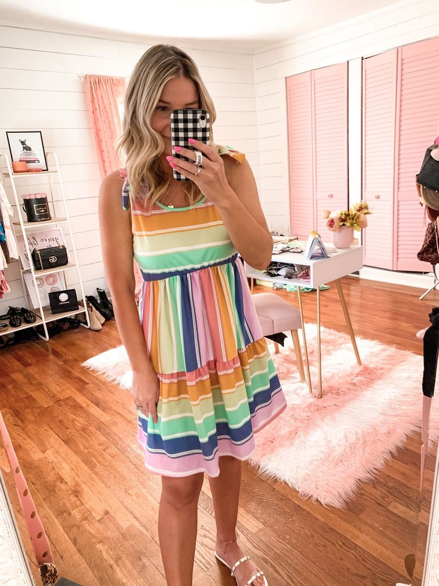 Rainbow Dress | Shop Jen Miracle LLC