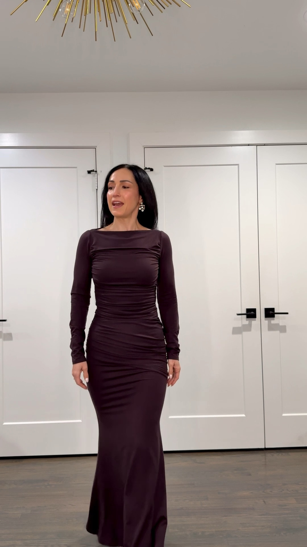 Ootn for my husbands work holiday party! Reformation set, wearing XS  

#LTKPetite #LTKHoliday #LTKOver40