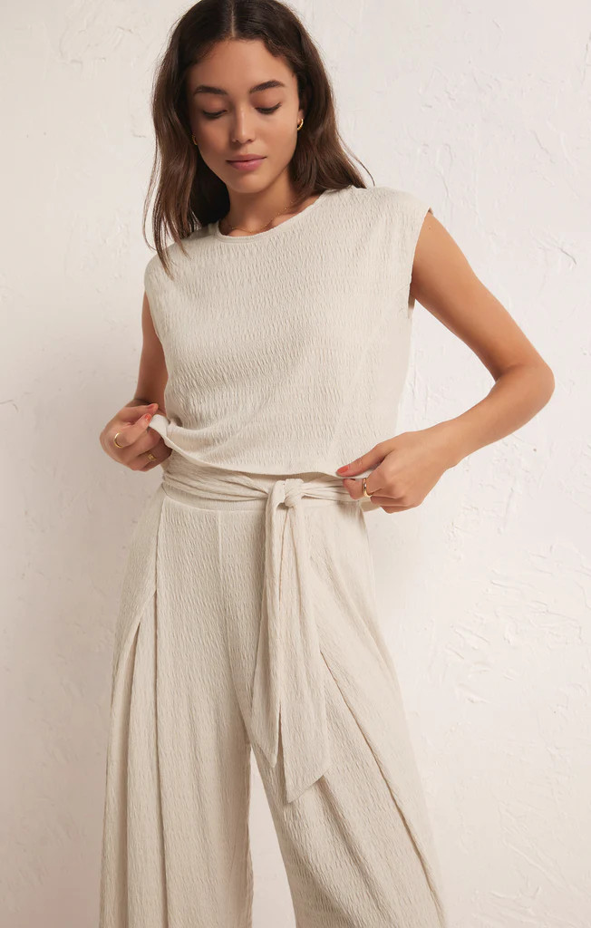 Karley Pucker Crop Top | Z Supply