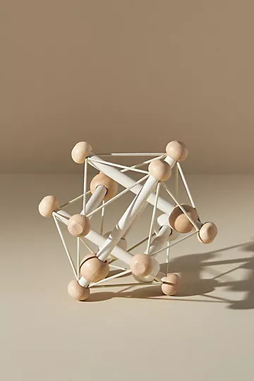 Skwish Natural Rattle and Teether Grasping Activity Toy | Anthropologie (US)