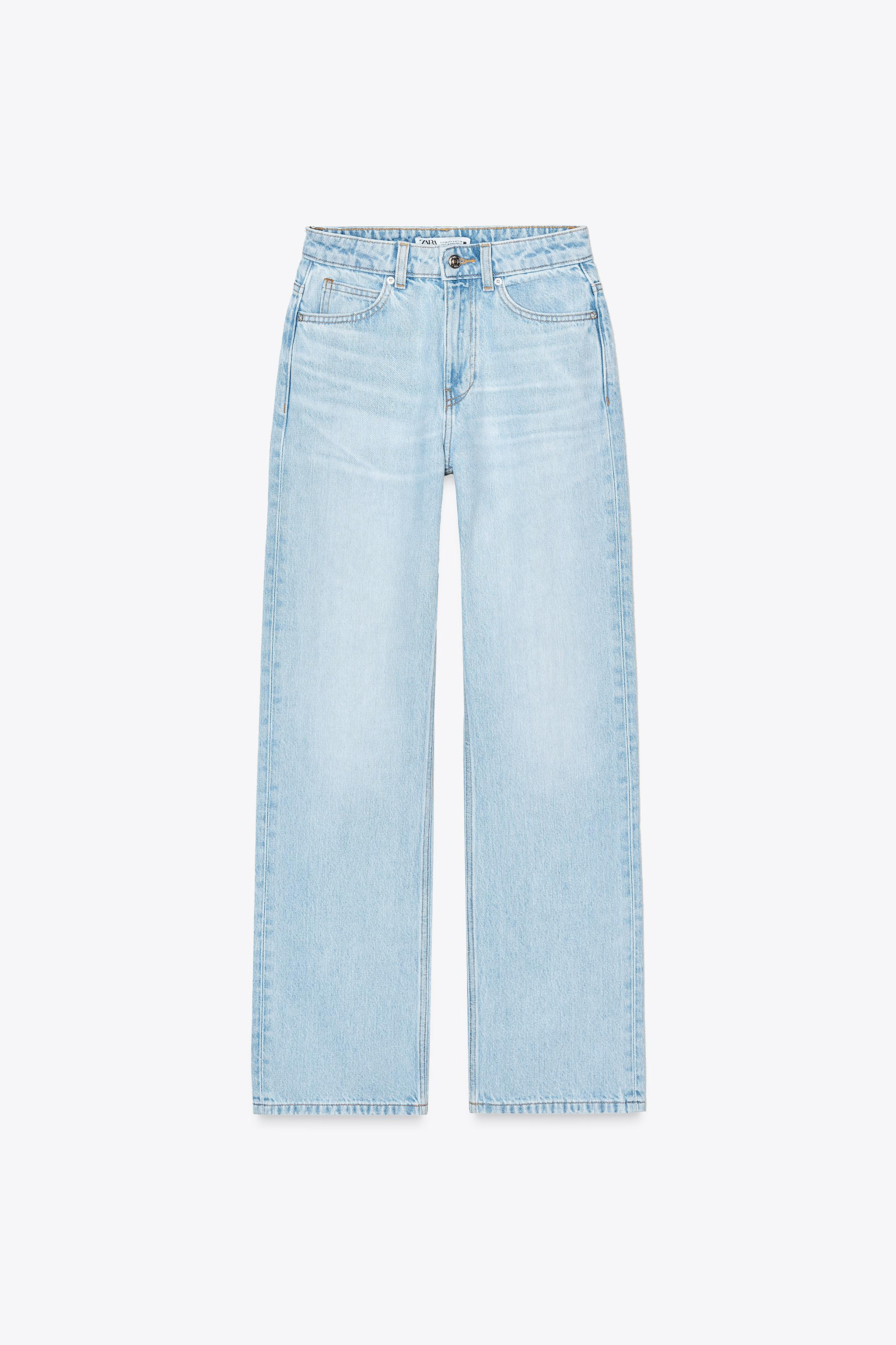 Z1975 STRAIGHT HIGH-WAIST LONG LENGTH JEANS | Zara UK