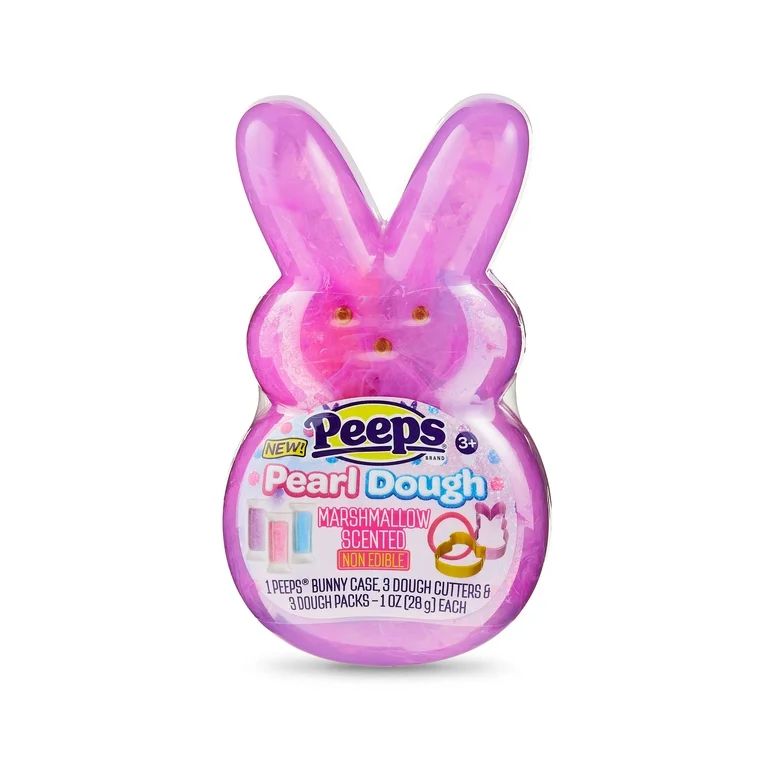 PEEPS® Large Bunny 3 Pack x 1oz Pearl Dough + 3 Cutters Lavender - Walmart.com | Walmart (US)