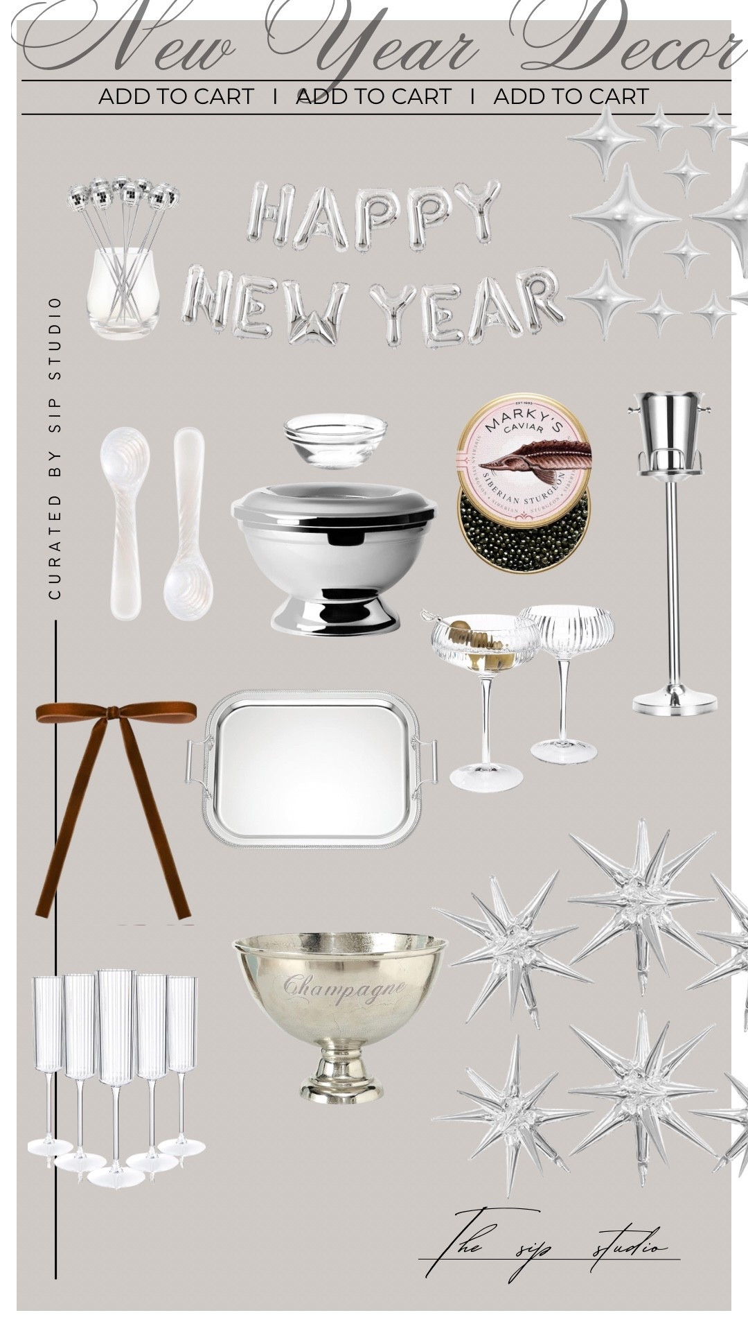 A caviar and champagne kind of new years ✨

#LTKFindsUnder100 #LTKHome #LTKHoliday