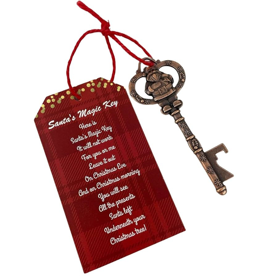 Santa's Magic Key for House with No Chimney Ornament, Santa Key, Santa Clause Decoration, Santas ... | Amazon (US)