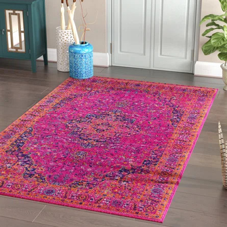 Mistana™ Hillsby Garnet/Navy Area Rug | Wayfair | Wayfair North America