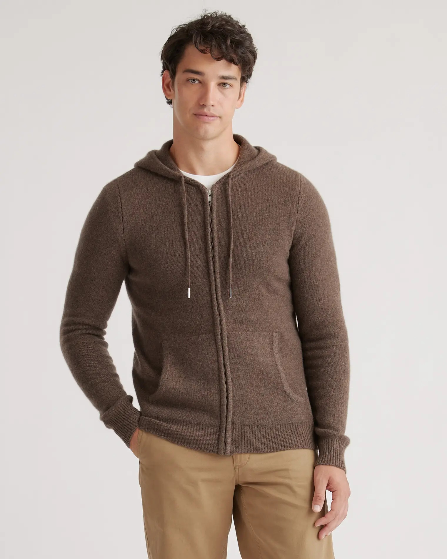 Mongolian Cashmere Full-Zip Hoodie | Quince