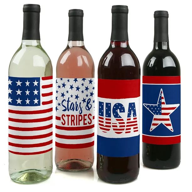 Big Dot of Happiness Stars and Stripes - Memorial Day, 4th of July and Labor Day USA Patriotic Pa... | Walmart (US)