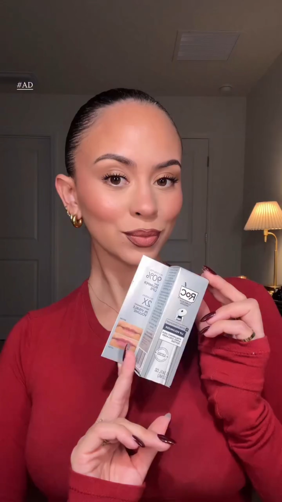 #ad @Rocskincare lip volumizer has never looked so good! Do you see this before and after?! Makes your lips fuller and plumper instantly  #roc_partner #rocskincare #TargetPartner #target #skintok  @Target
