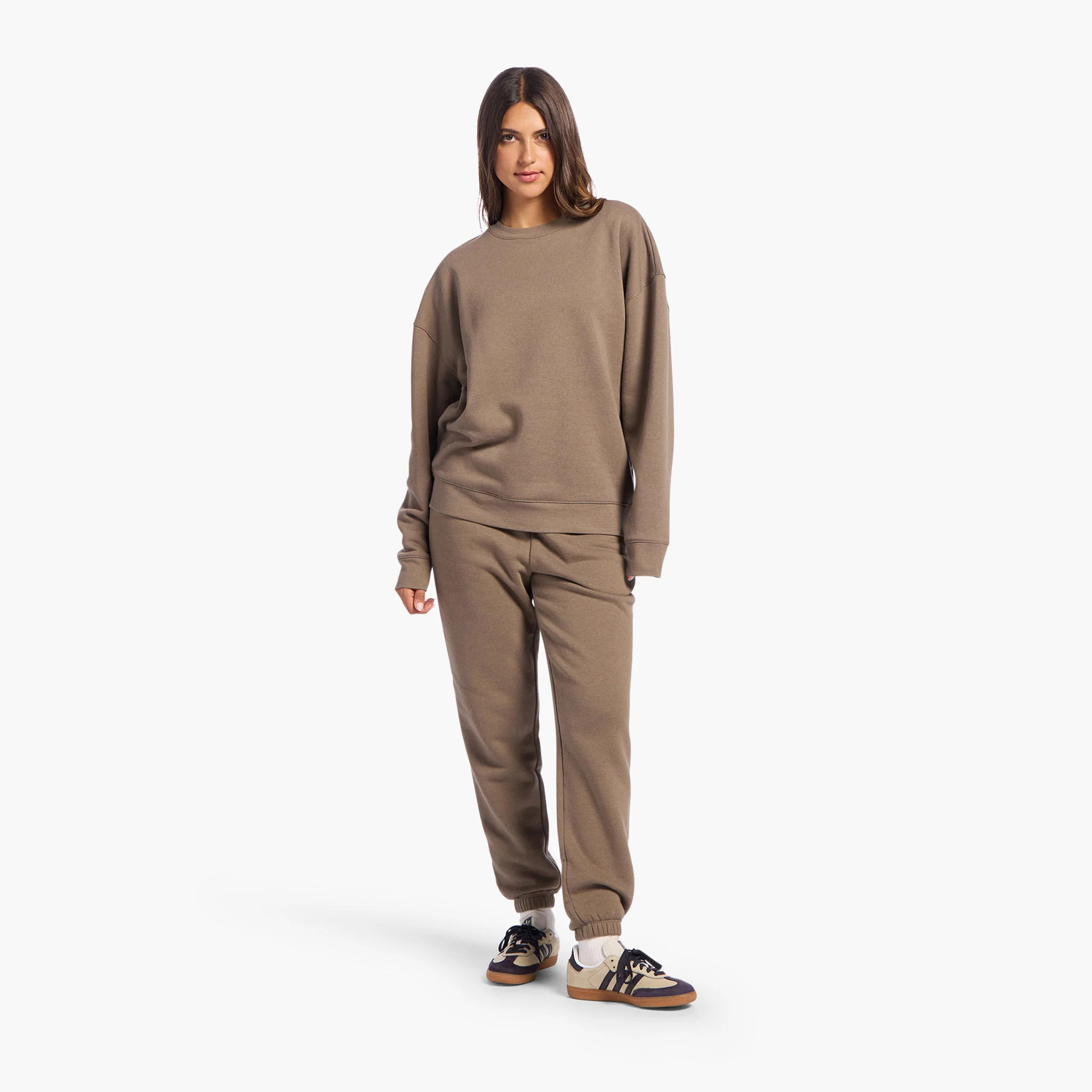 Vintage Fleece Crewneck | Mocha | Nuuds US