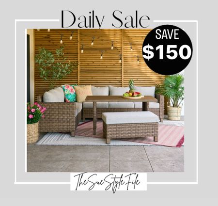 Patio furniture. Daily deal. Outdoor lights. Outdoor sectional. Home decor 

#LTKSwim #LTKVideo #LTKHome