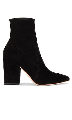 Loeffler Randall Isla Suede Bootie in Black Suede from Revolve.com | Revolve Clothing (Global)