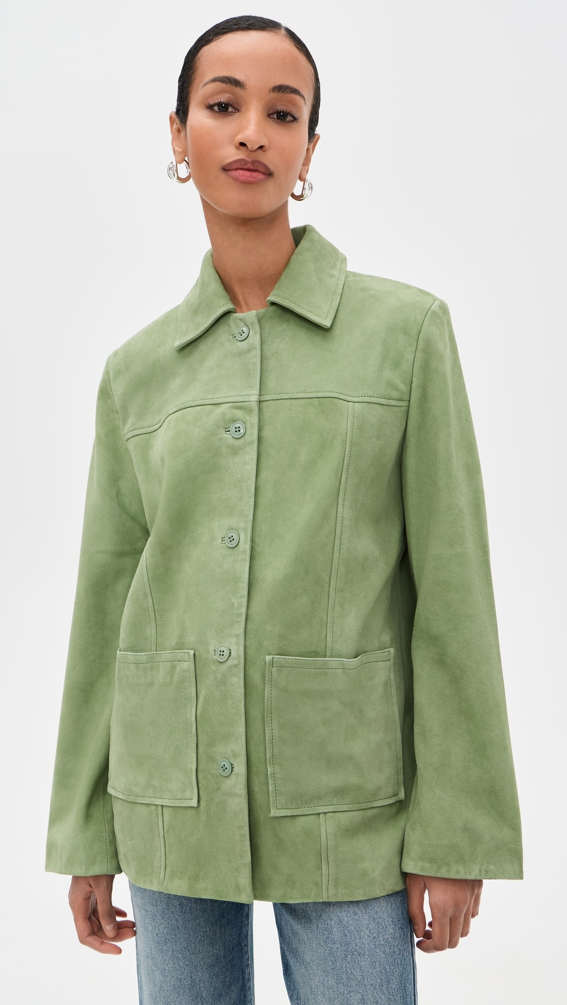 Veda Lincoln Suede Shirt Jacket | Shopbop
