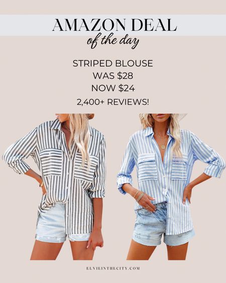 Save 15% on these striped blouses perfect for spring! Available in 10 colors  

Lightweight blouse, spring outfit idea, Fashion over 40, resort wear, vacation outfit 
 

#LTKstyletip #LTKfindsunder50 #LTKsalealert