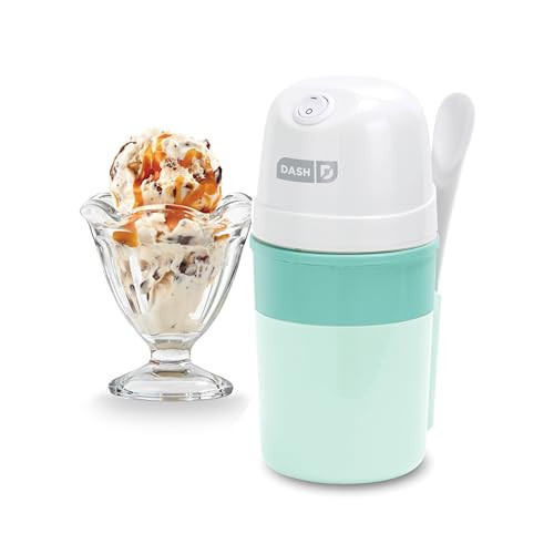 DASH My Pint Ice Cream Maker Machine (Aqua): Multi-Purpose Soft Serve Ice Cream Machine for Homemade Gelato, Sorbet, Frozen Yogurt, Includes Mixing Spoon, Easy to Clean and Store | Amazon (US)