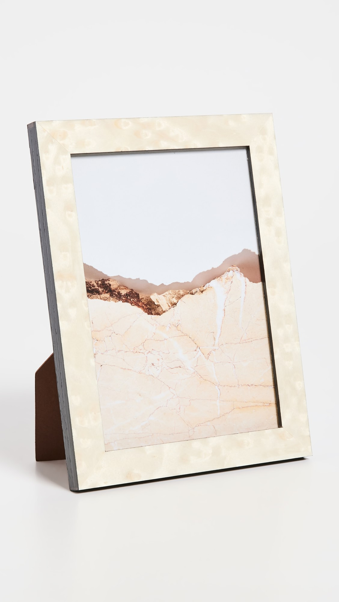 Italian White Burl Wood Frame 5x7 | Shopbop