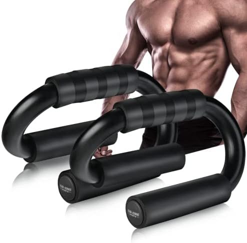 AIR-ONE SPORTS Push Up Bars for Men and Women - Extra Thick Non-Slip Foam Grip, Unique Sturdy Struct | Amazon (US)