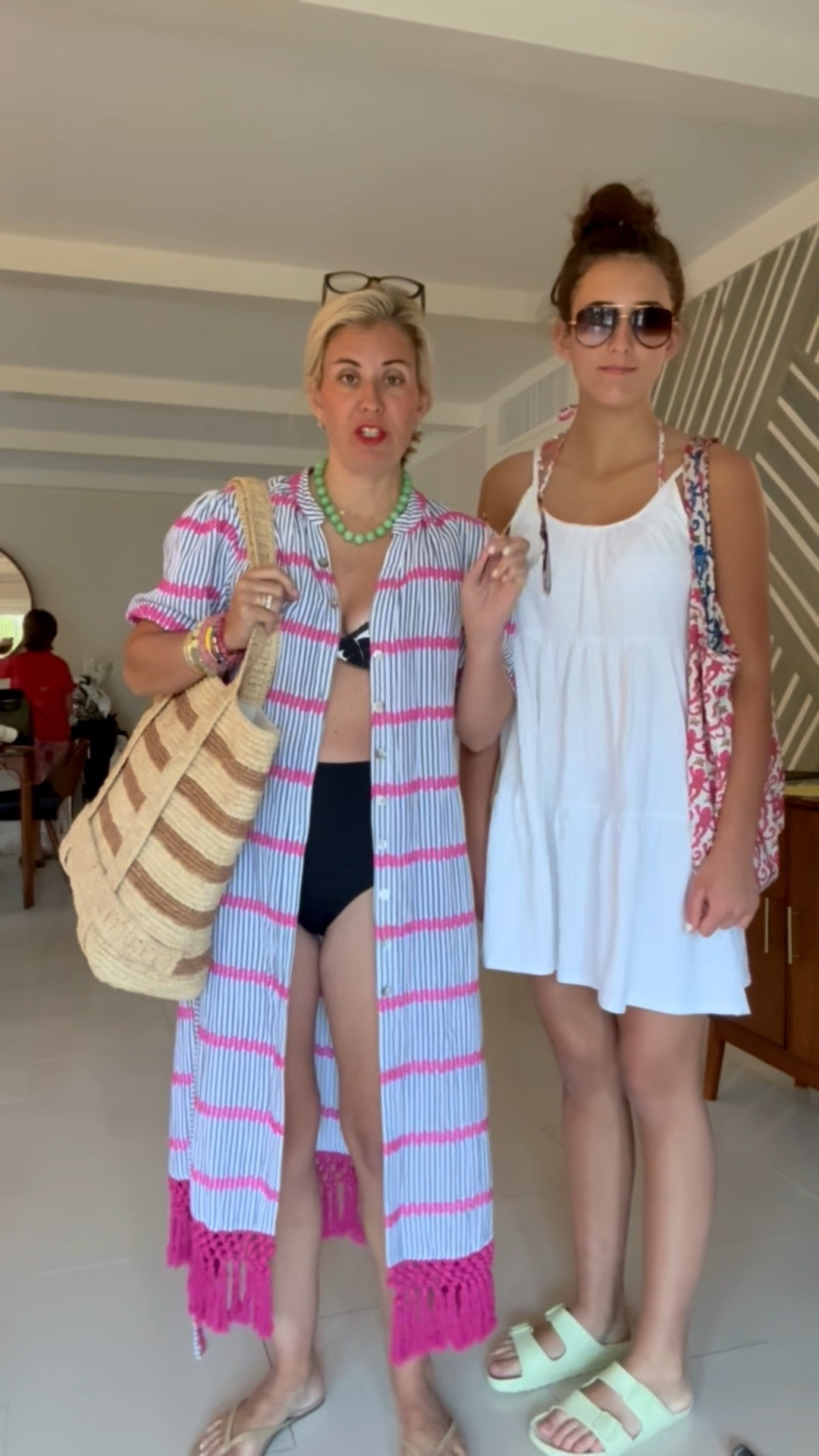 Headed out for our last morning. Travel tip for you…..pack a dress that doubles as a coverup! This one is perfection! I’m in xs and 8 sandal. 

#LTKTravel #LTKmomlife #LTKKids