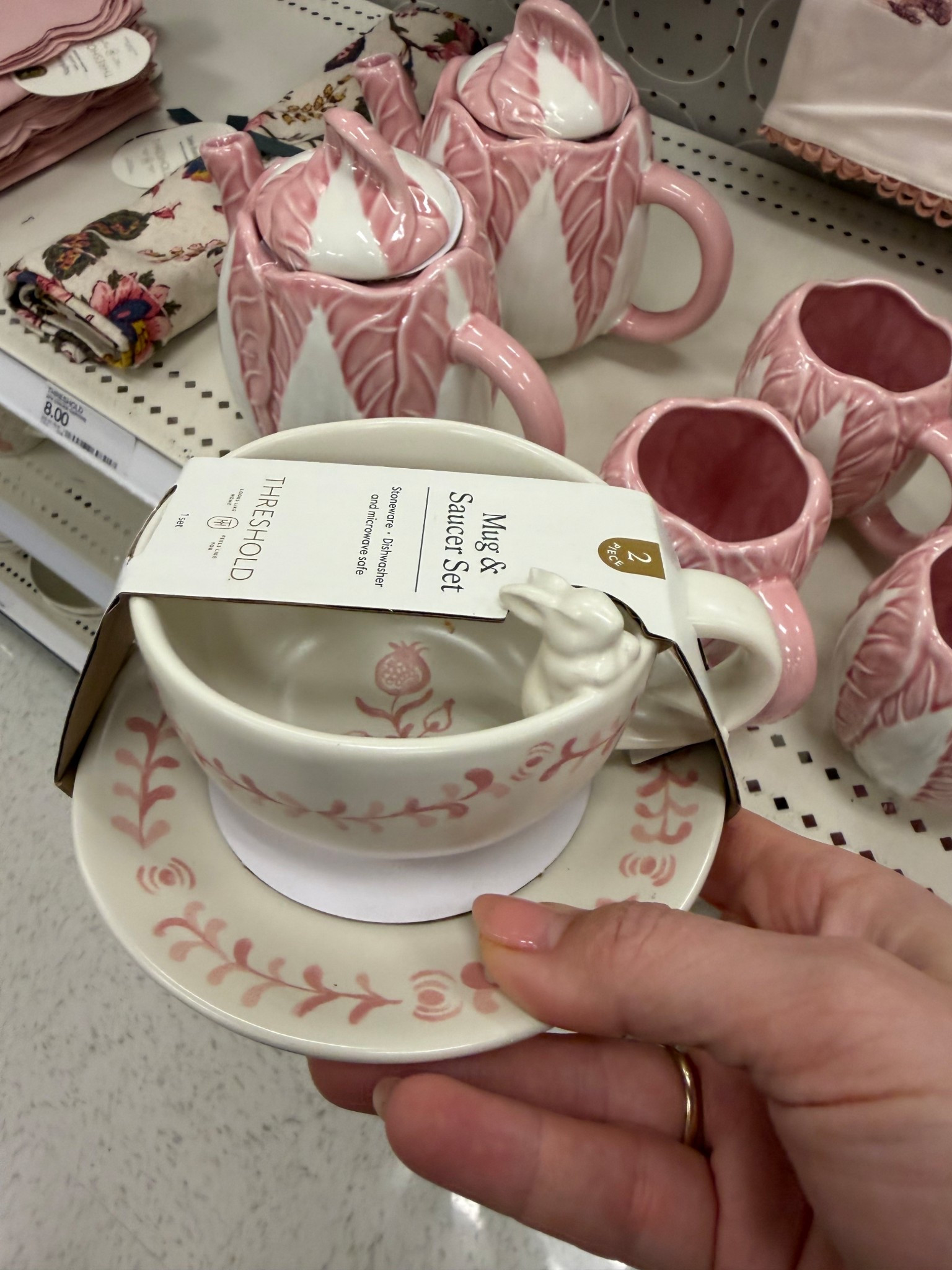 The cutest mug and saucer set! Spring finds 

#LTKSeasonal #LTKstyletip #LTKhome