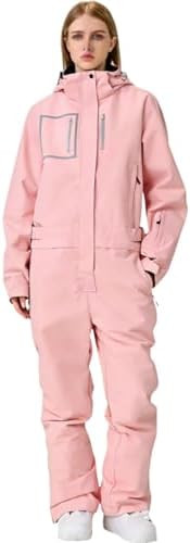 YEEFINE Women's Ski Suit One Piece Baggy Snowsuit Insulated Snowboard Suits Loose Snow Jacket Jum... | Amazon (US)