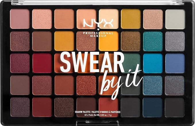 NYX PROFESSIONAL MAKEUP Swear By It Shadow Palette, Eyeshadow Palette | Amazon (US)