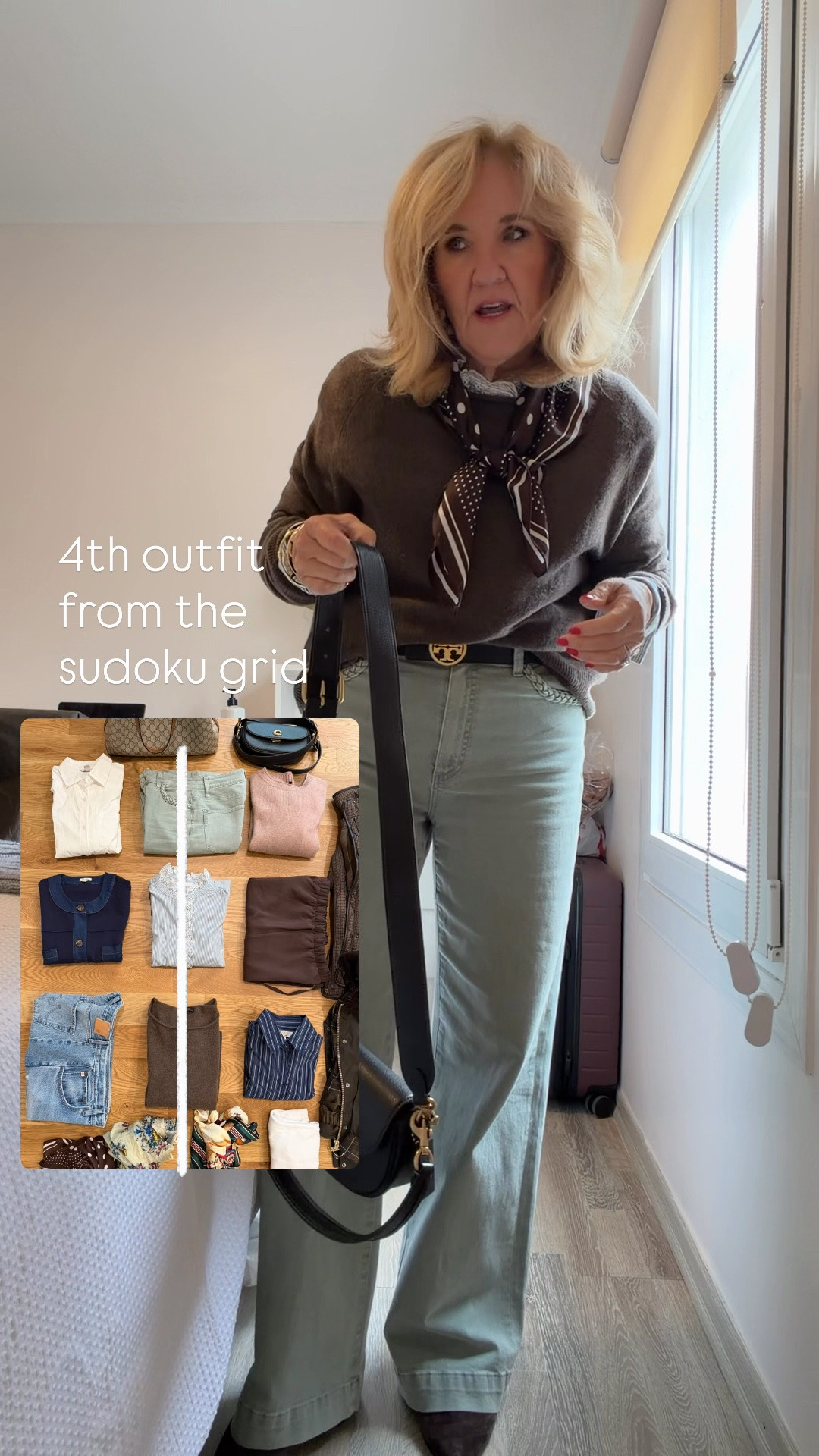 Using my sudoku packing grid! Love this method. 
Jeans size 29 reg. There’s also a pair of spanx denim similar on sale but size up in them if inbetween 
Cashmere sweater medium 
Blouse size 10
Booties linking similar 
Don’t miss the Allie & Bess warehouse sale!

#LTKOver40 #LTKootd #LTKTravel