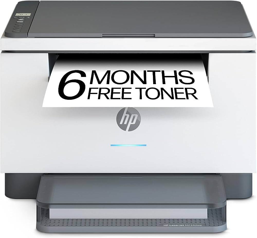 HP LaserJet MFP M234dwe All-in-One Wireless Black & White Printer with HP+ and 6 Months Free-cart... | Amazon (US)