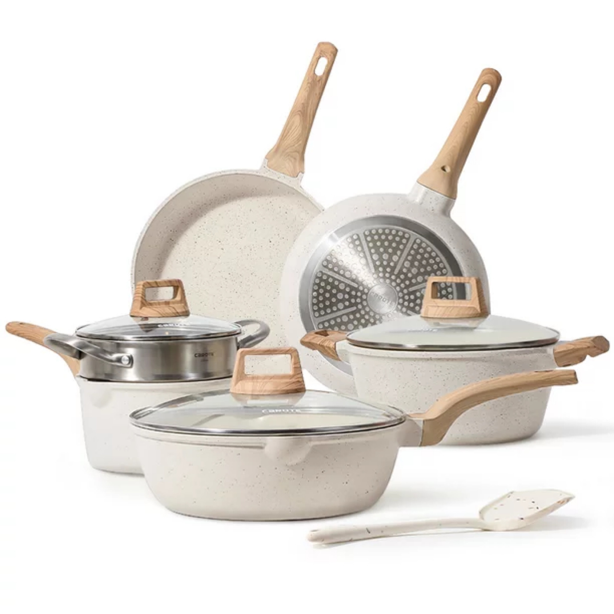 Carote neutral 10 piece pan set on sale at Walmart for $79.99 


#LTKunder100 #LTKsalealert #LTKhome