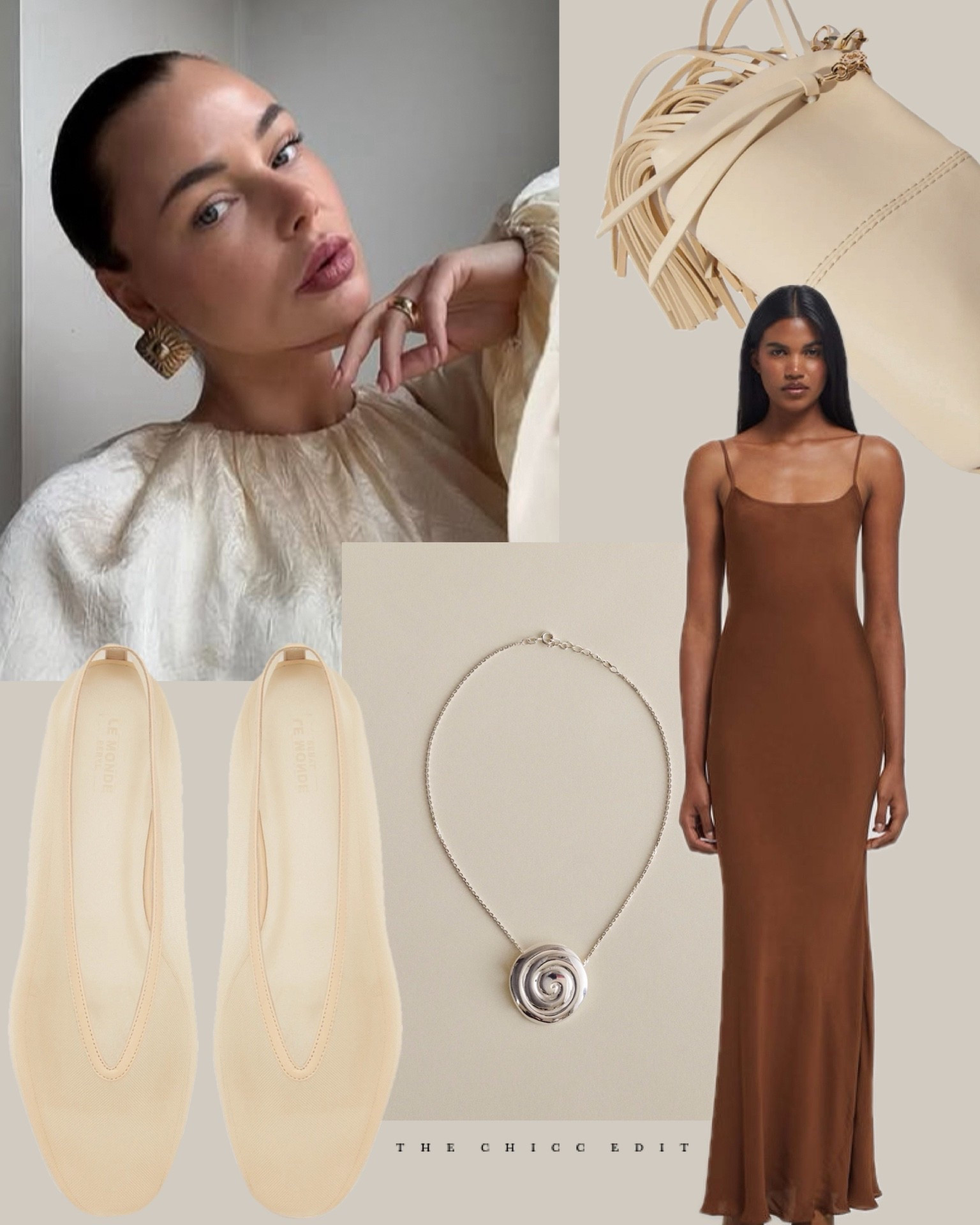 Shop the edit ✍🏻 Creamy mocha ☕️ 

#dress #bag #sandals #jacket #flats new balance swim sweater makeup pants top wedges 

#LTKFestival #LTKootd #LTKSwim