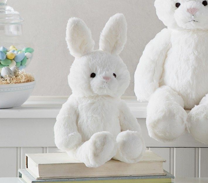Fur Bunny Easter Plush Toy | Pottery Barn Kids