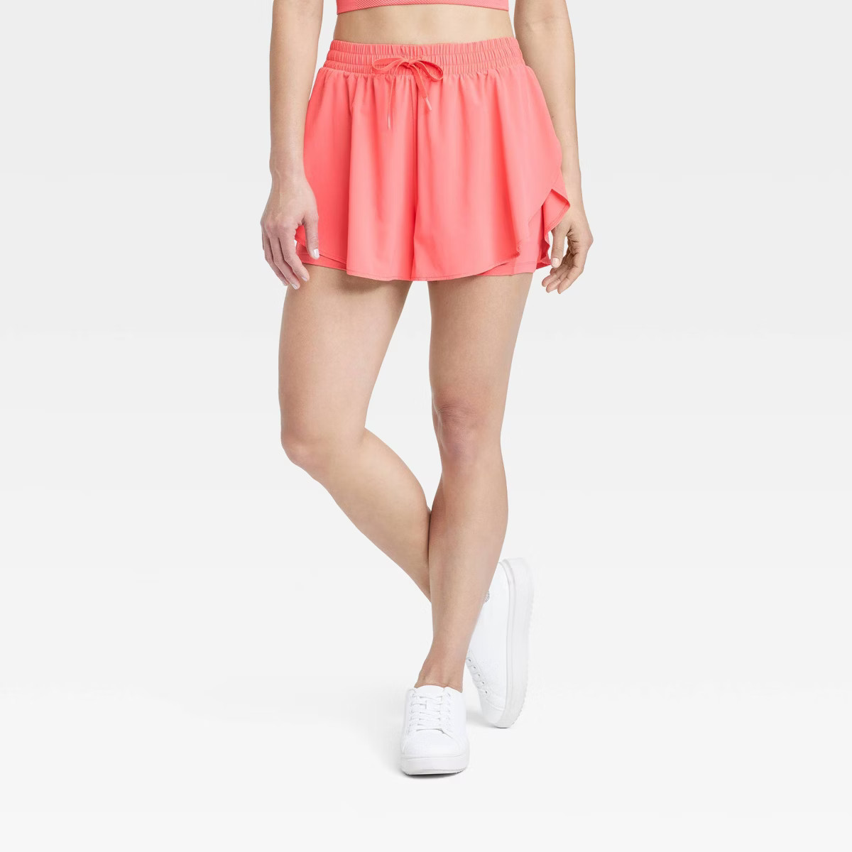 Women's Woven High-Rise Flutter Shorts 3" - All In Motion™ | Target