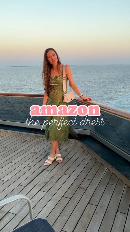 The perfect Green floral Amazon spaghetti strap dress!! 

**sizing:
Dress: small, fits tts


#vacationdress #weddingguestdress #amazonfinds #amazonfashion #amazondress #summerdresses #springdresses #affordablefashion #amazonvacation #cruisefashion

#LTKVideo #LTKtravel #LTKwedding