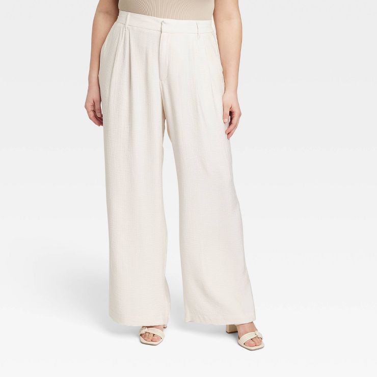 Women's High-Rise Wide Leg Pants - A New Day™ | Target