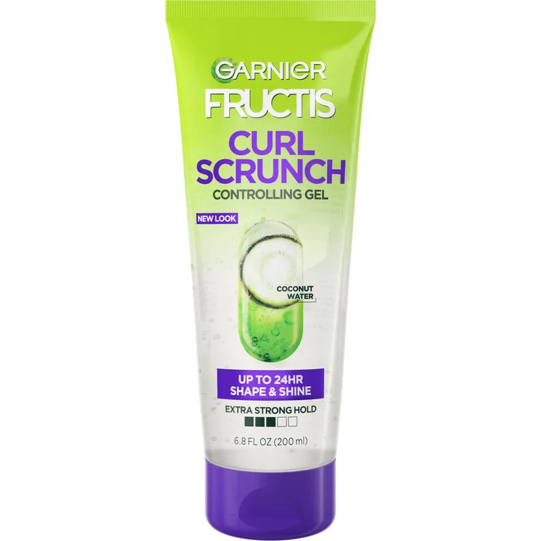 Garnier Fructis Style Curl Scrunch Controlling Gel, Curly Hair, 6.8 fl. oz. | Walmart (US)
