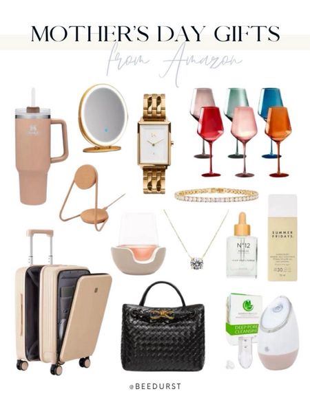 Amazon gifts for her, Amazon gift guide, Mother’s Day gift ideas, Mother’s Day gift ideas for mother in law, mother-in-law gift guide, best friend gift guide, travel bag, diamond necklace, colorful wine glasses, wine glass chiller

#LTKfamily #LTKGiftGuide #LTKitbag