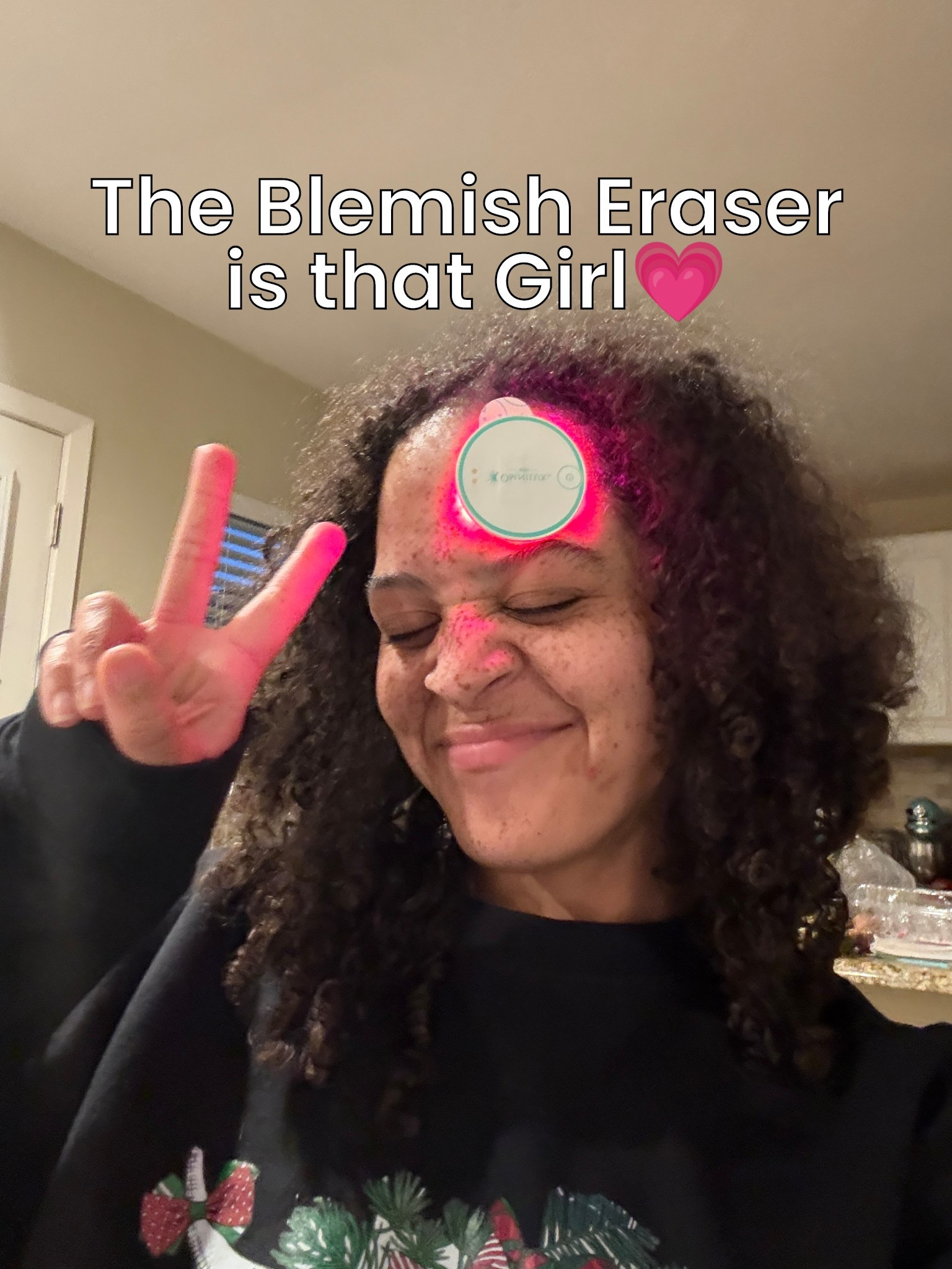 @omniluxled has my heart!!!  The mini blemish eraser is that girl👏🏽 As someone that tends to mess with her face more than she should, this is about to save my face!  10/10 besties!💗 #omnilux #blemisheraser #acne 

#LTKmomlife #LTKBeauty #LTKselfcare