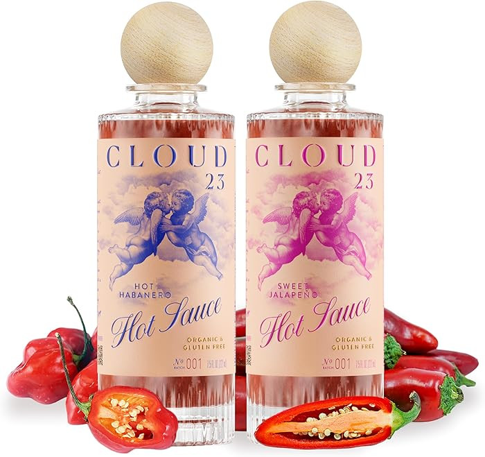 Cloud23 Hot Sauce Variety pack - Hot Habanero & Sweet Jalapeno - Bold Pepper Flavors with Tangy L... | Amazon (US)