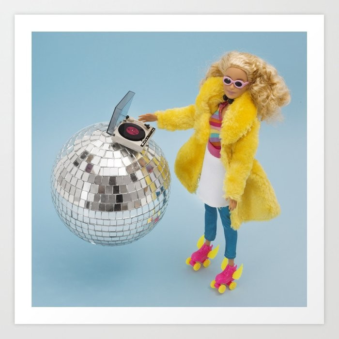 Retro party Art Print | Society6