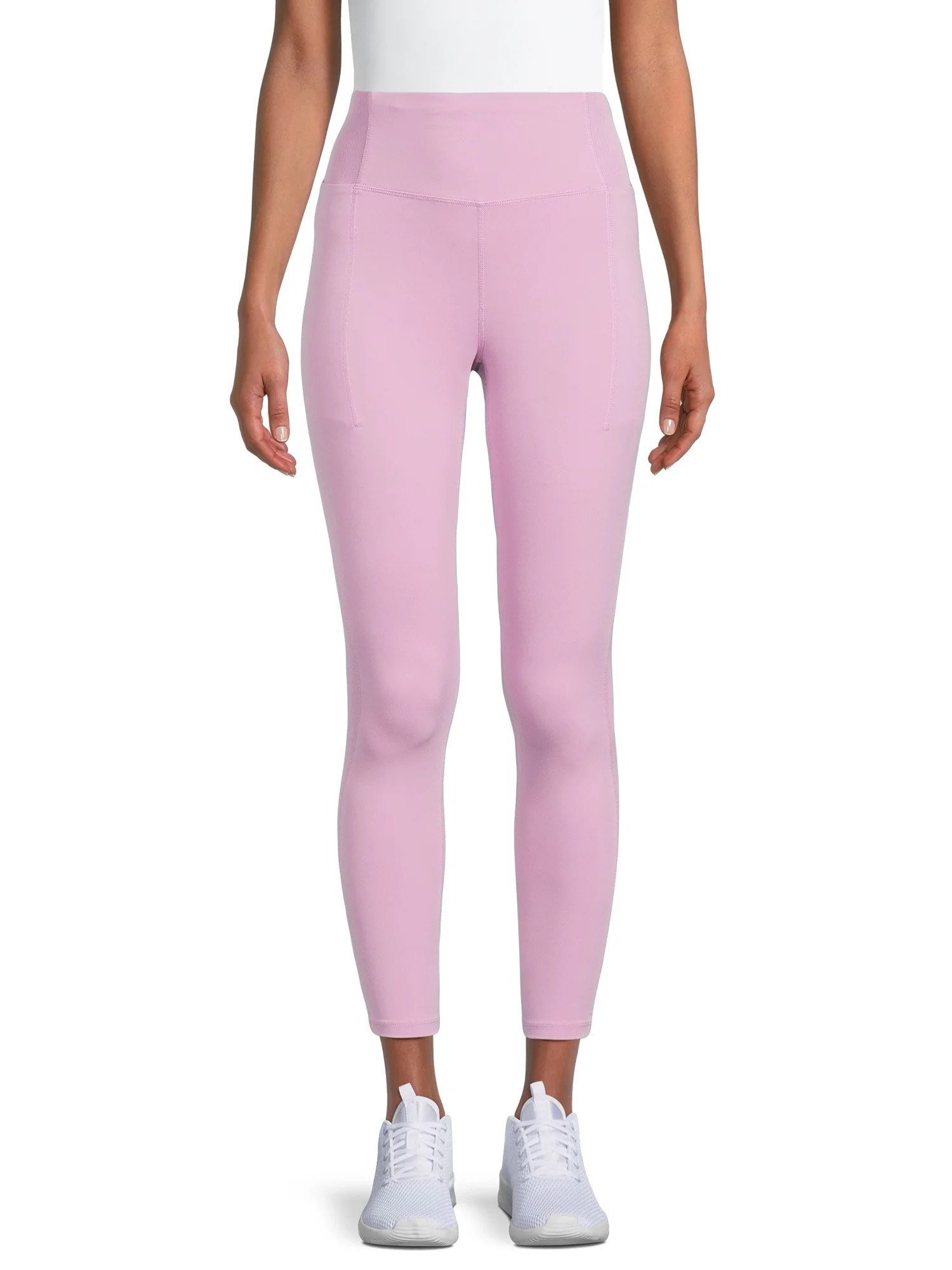 Avia Women's Performance Leggings with Ribbed Insets | Walmart (US)