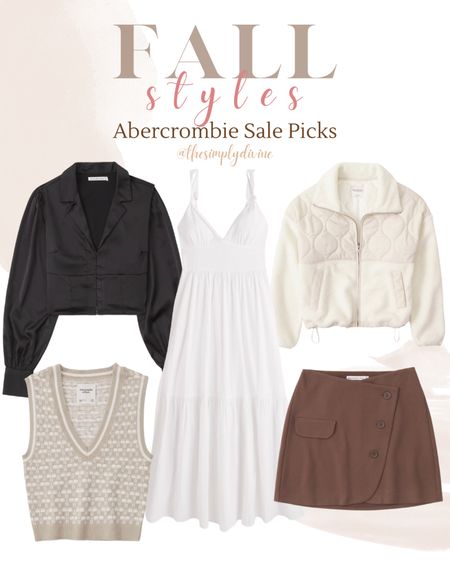 More fall styles from Abercrombie’s 25% off sale selection! Went for more neutrals this time. 🥰🍂

| Abercrombie | Abercrombie & Fitch | sale | fall | fall style | fall fashion | 

#LTKstyletip #LTKSeasonal #LTKsalealert