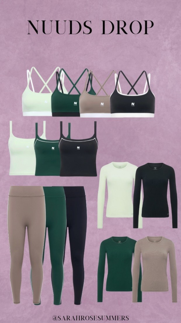 Nuuds Drop
Mix & Match Activewear 
Sports Bras and Leggings 

#LTKfitnessgoals #LTKootd