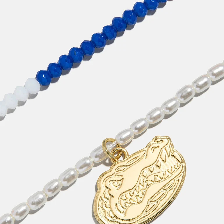 University of Florida Beaded Logo Necklace Set - University of Florida | BaubleBar